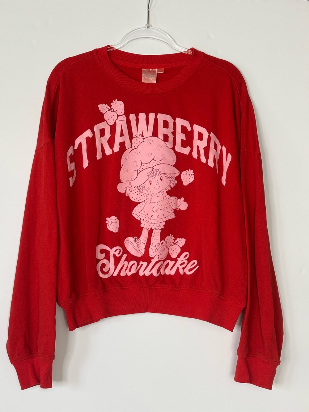 Strawberry Shortcake Red Graphic Sweatshirt Women’s XL
